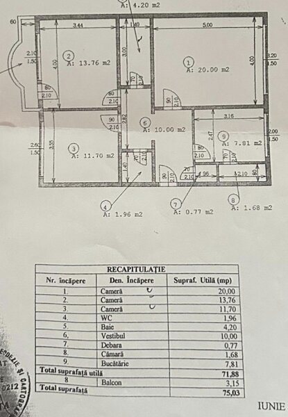 Vitan Mall  - decomandat - centrala termica - bloc reabilitat